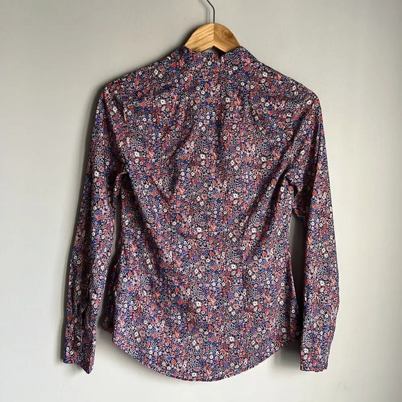 J. Crew • Liberty Kayoko Floral Slim Perfect Shirt - Picture 3 of 7